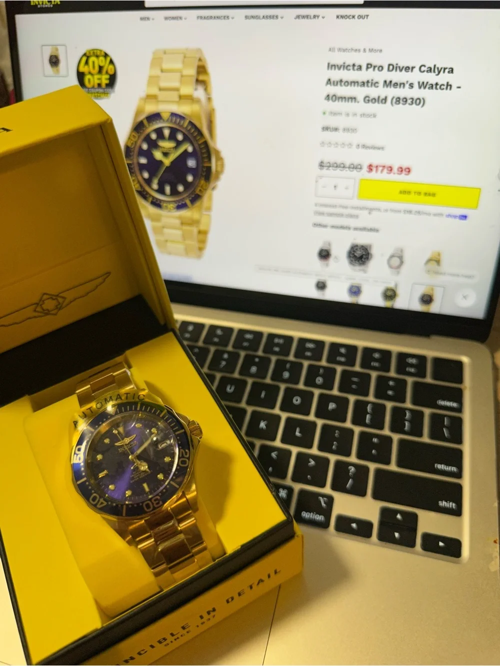 Invicta Pro Diver Calyra Automatic Men's Watch - 40mm